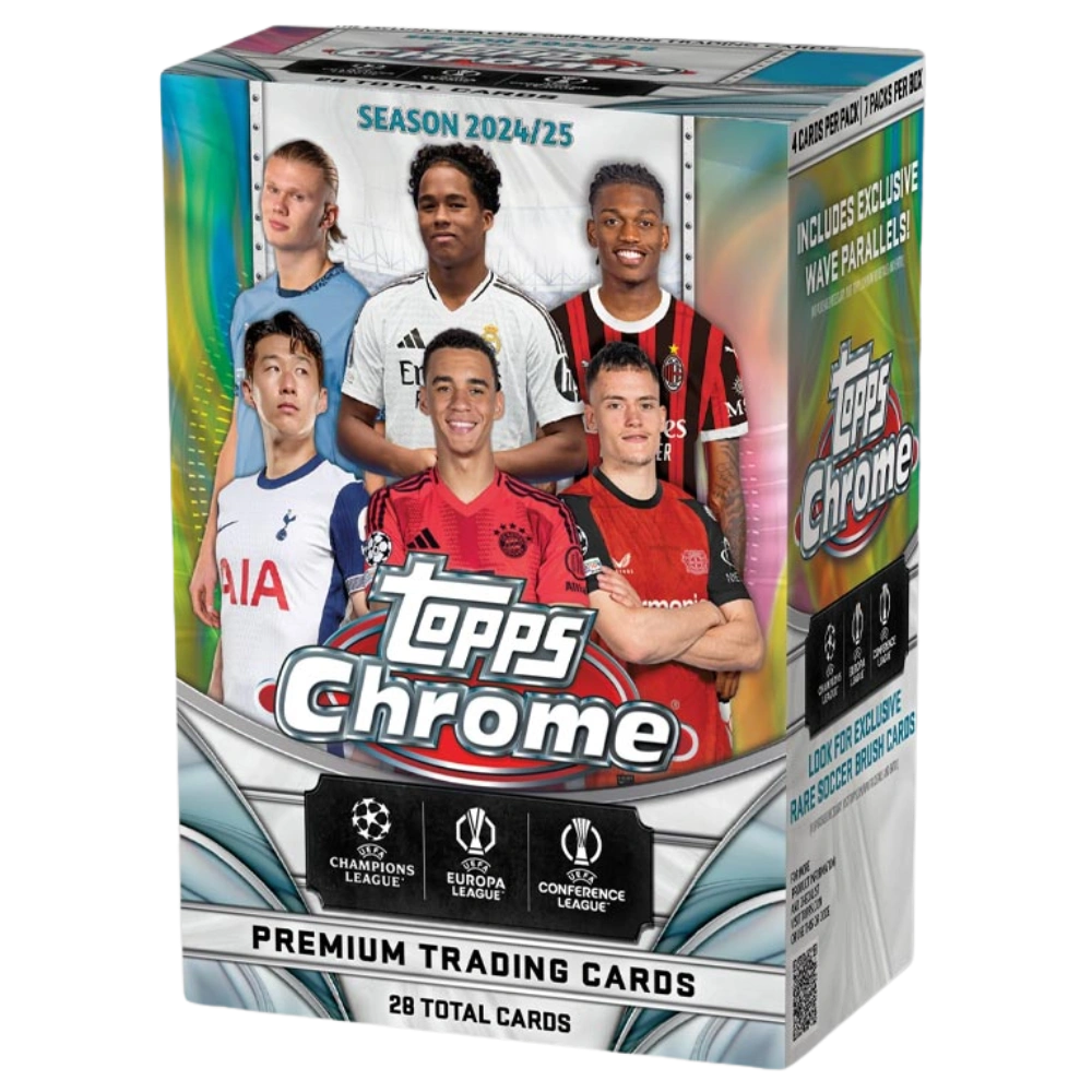 Topps 2024-25 Chrome UEFA Club Competitions - Value Box