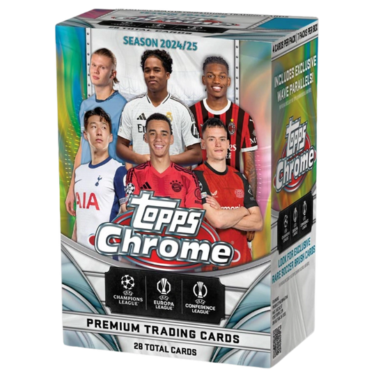 Topps 2024-25 Chrome UEFA Club Competitions - Value Box