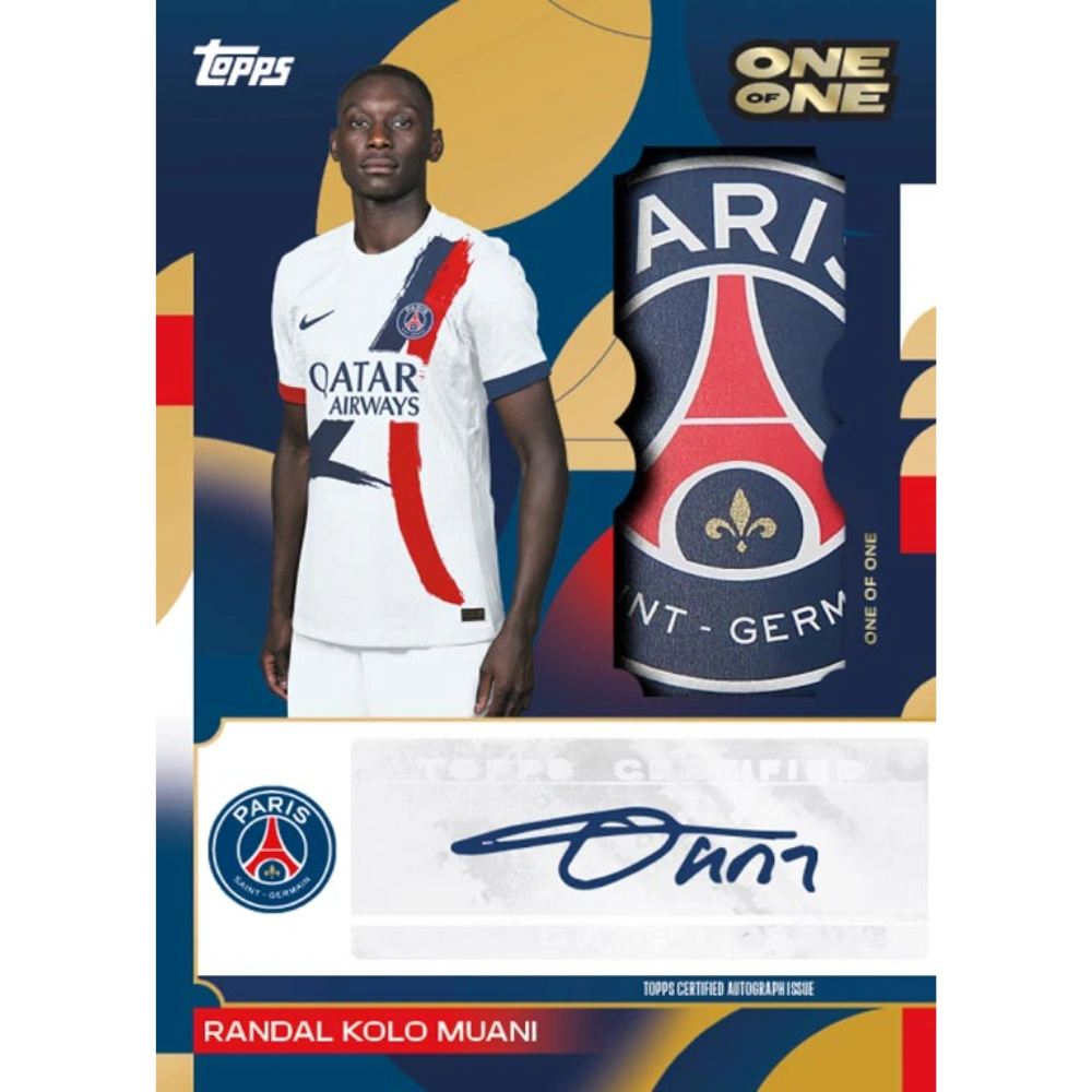 Topps 2024-25 Paris Saint-Germain Team Set - Hobby Box