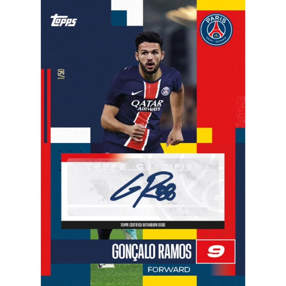 Topps 2024-25 Paris Saint-Germain Team Set - Hobby Box