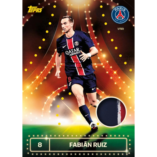 Topps 2024-25 Paris Saint-Germain Team Set - Hobby Box