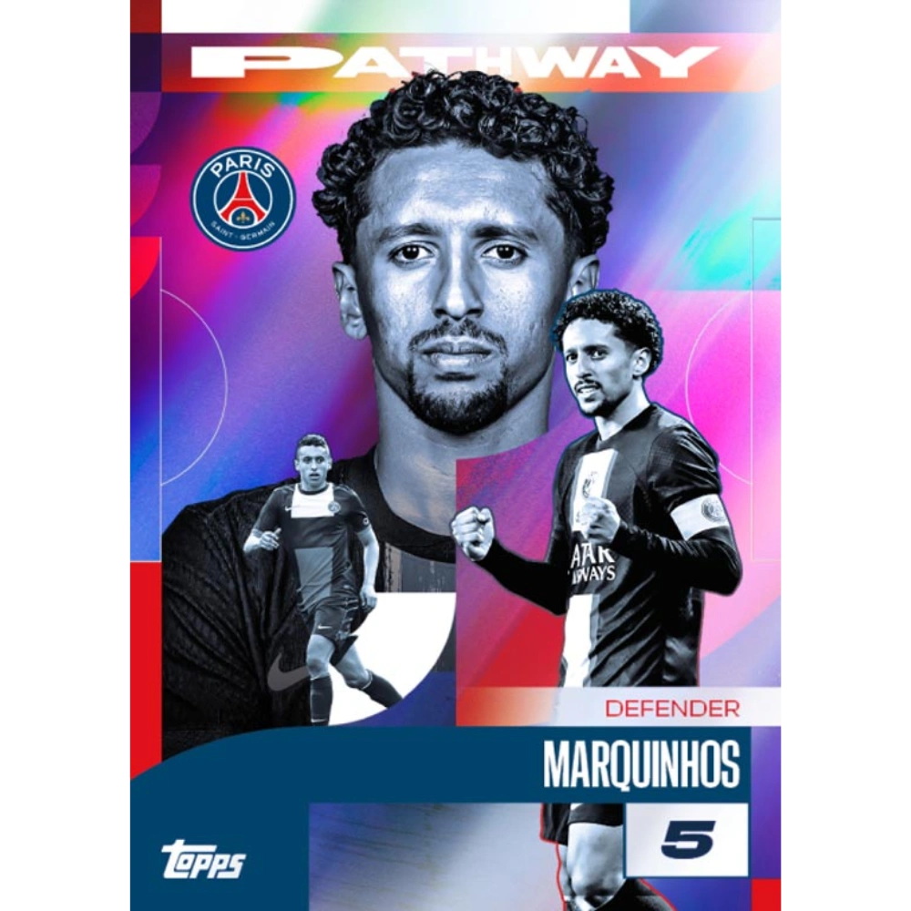 Topps 2024-25 Paris Saint-Germain Team Set - Hobby Box