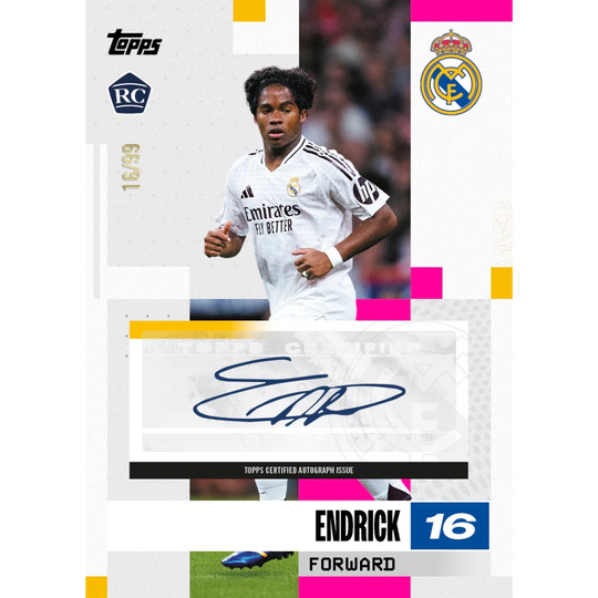 Topps 2024-25 Real Madrid Team Set - Hobby Box