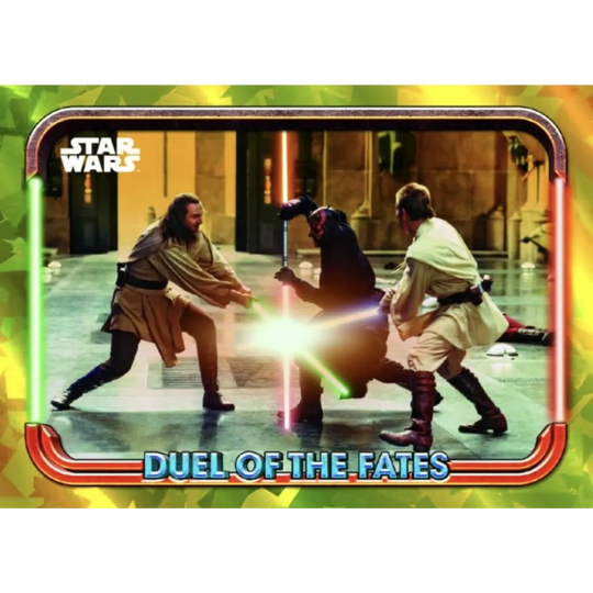 Topps 2024 Star Wars The Phantom Menace Chrome Sapphire Edition - Hobby Box