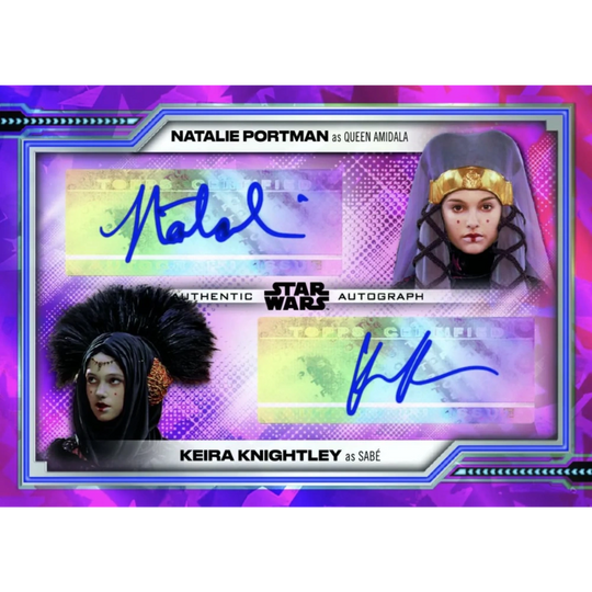 Topps 2024 Star Wars The Phantom Menace Chrome Sapphire Edition - Hobby Box