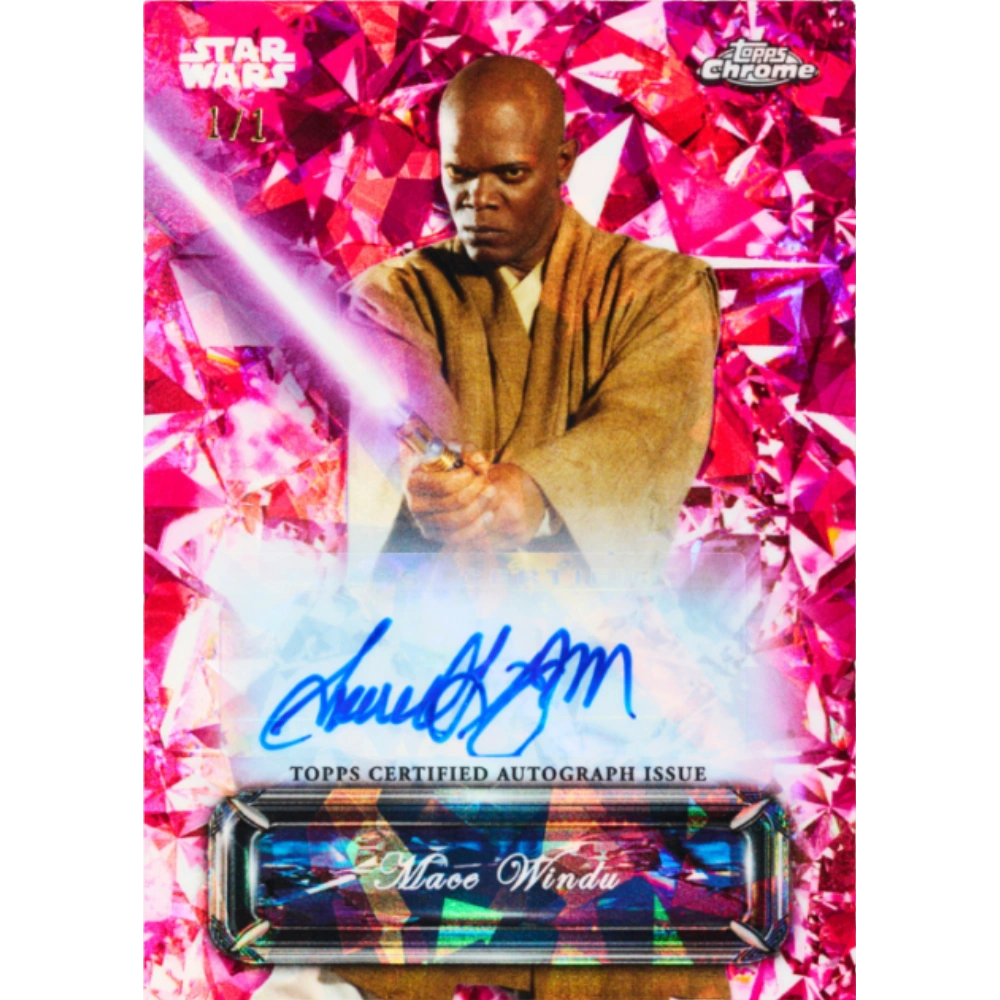 Topps 2024 Star Wars The Phantom Menace Chrome Sapphire Edition - Hobby Box