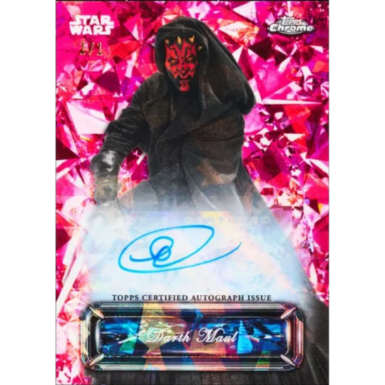 Topps 2024 Star Wars The Phantom Menace Chrome Sapphire Edition - Hobby Box