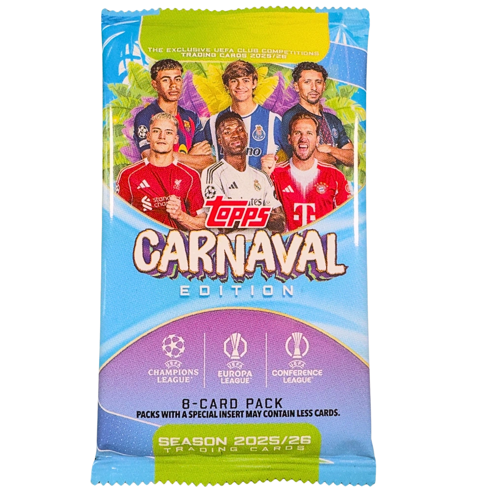 Topps 2025-26 Carnaval Edition UEFA Club Competitions Hobby Box - EINZELPACK