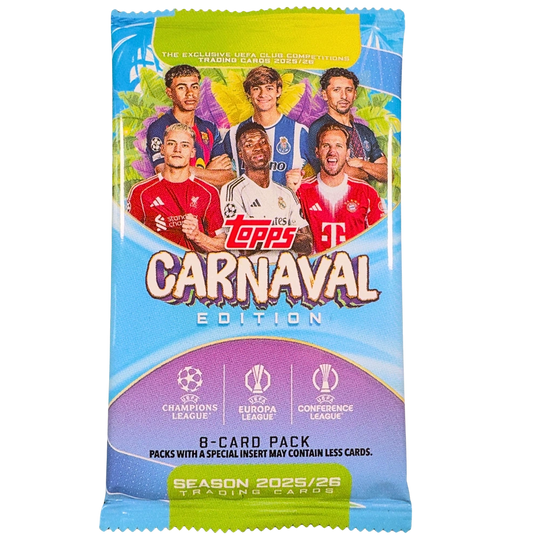 Topps 2025-26 Carnaval Edition UEFA Club Competitions Hobby Box - EINZELPACK