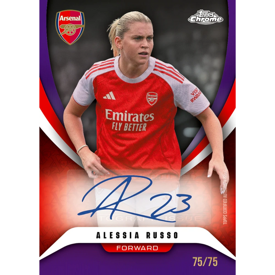 Topps 2025-26 Chrome Arsenal FC Hobby Box - EINZELPACK