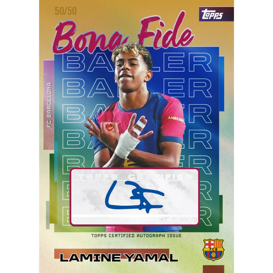 Topps 2025-26 FC Barcelona Team Set - Hobby Box
