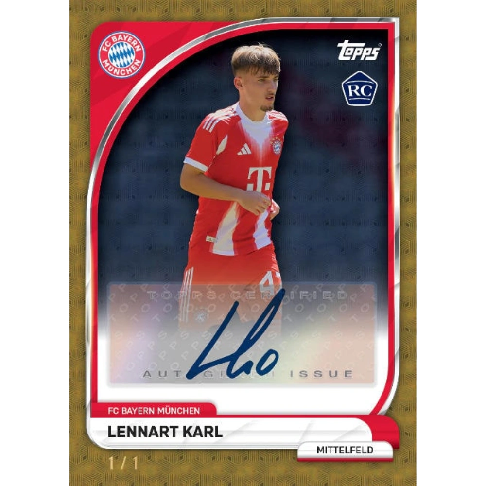 Topps 2025-26 FC Bayern München Collector Tin Box