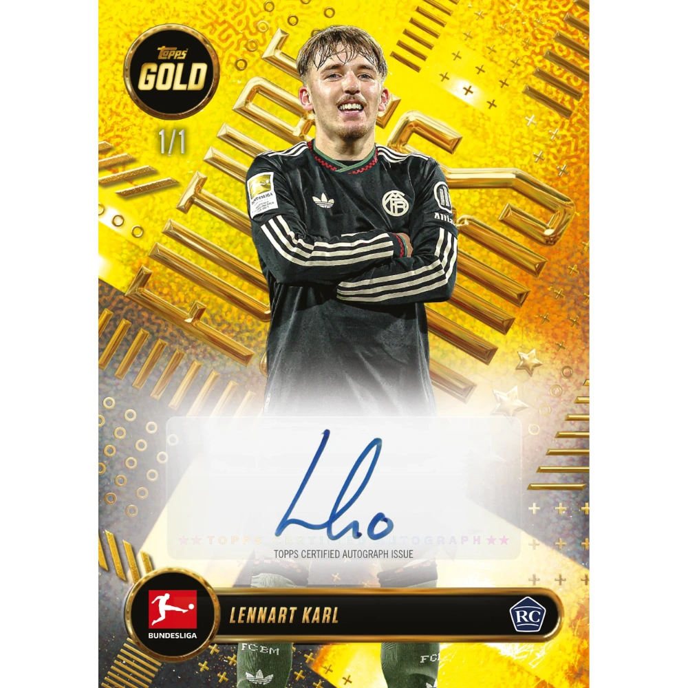 RTB#1 - 5x Topps 2025-26 Gold Bundesliga Hobby Box