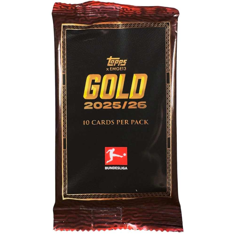 Topps 2025-26 Gold Bundesliga Hobby Box - EINZELPACK