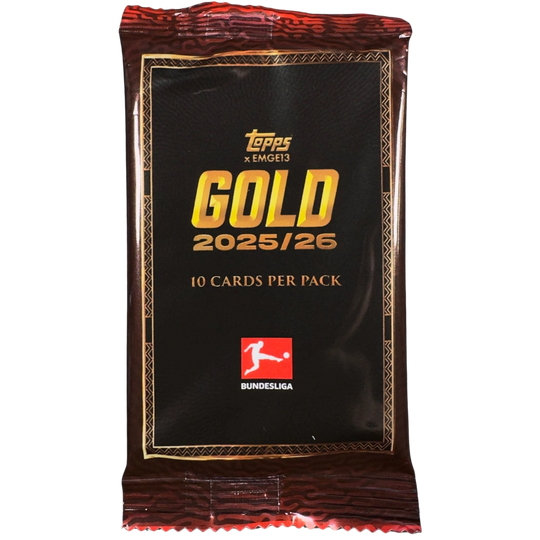 Topps 2025-26 Gold Bundesliga Hobby Box - EINZELPACK