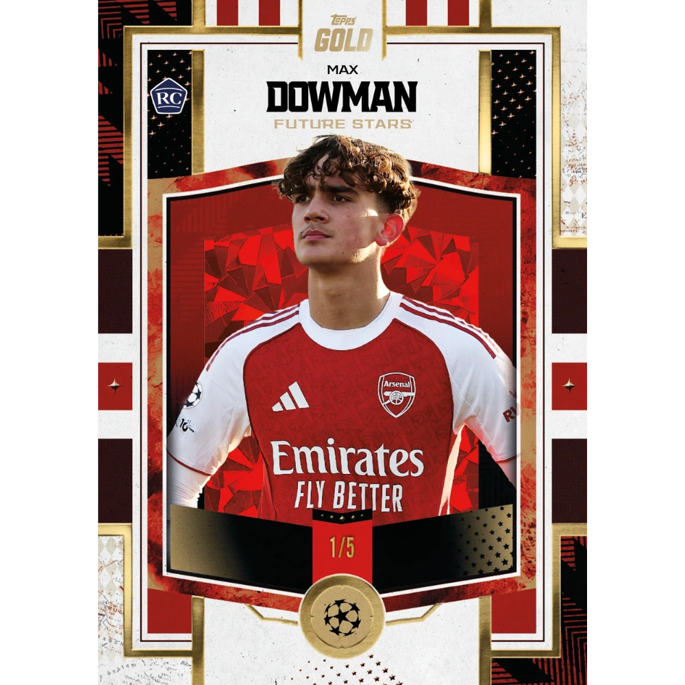 Topps 2025-26 Gold UEFA Club Competitions Hobby Box - EINZELPACK