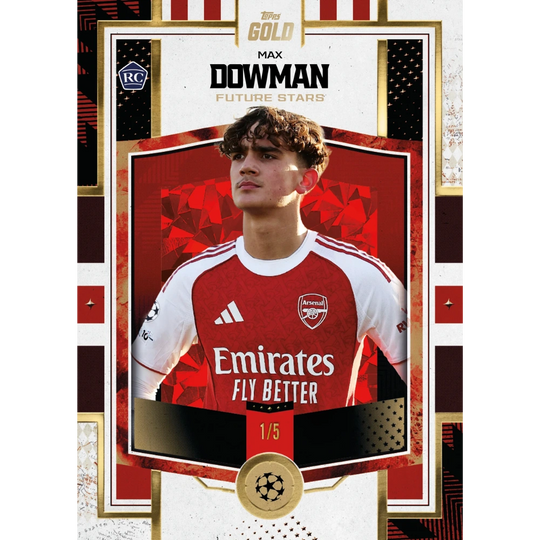 Topps 2025-26 Gold UEFA Club Competitions Hobby Box - EINZELPACK