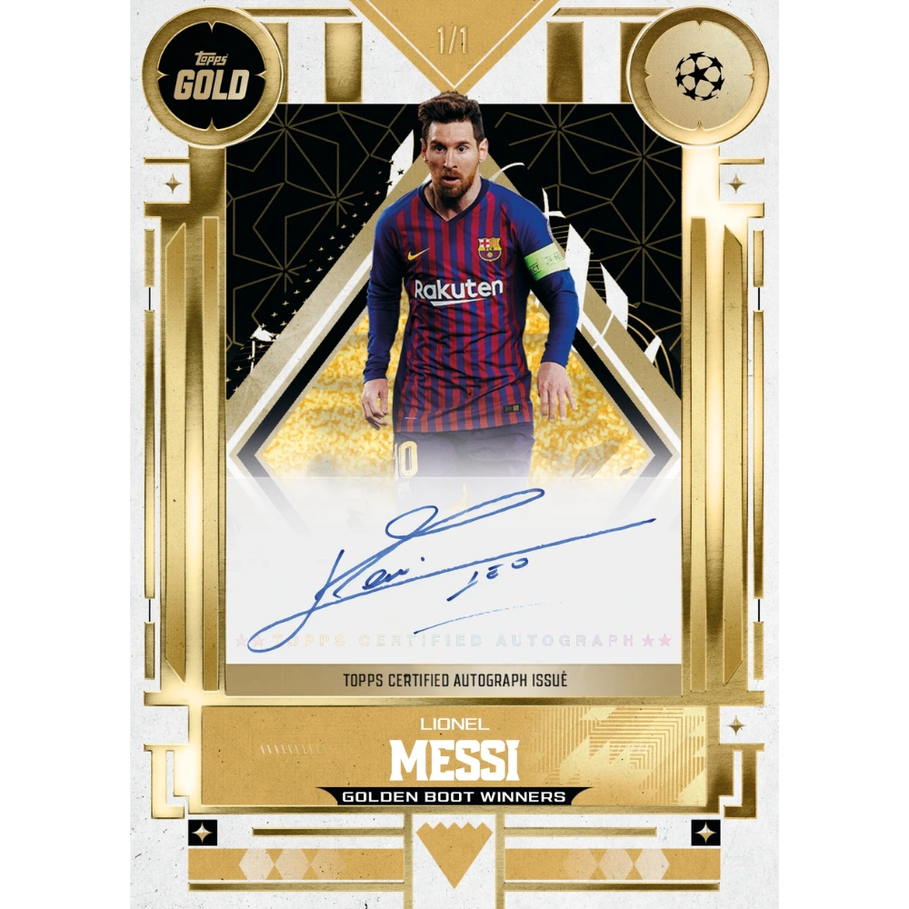 Topps 2025-26 Gold UEFA Club Competitions Hobby Box - EINZELPACK