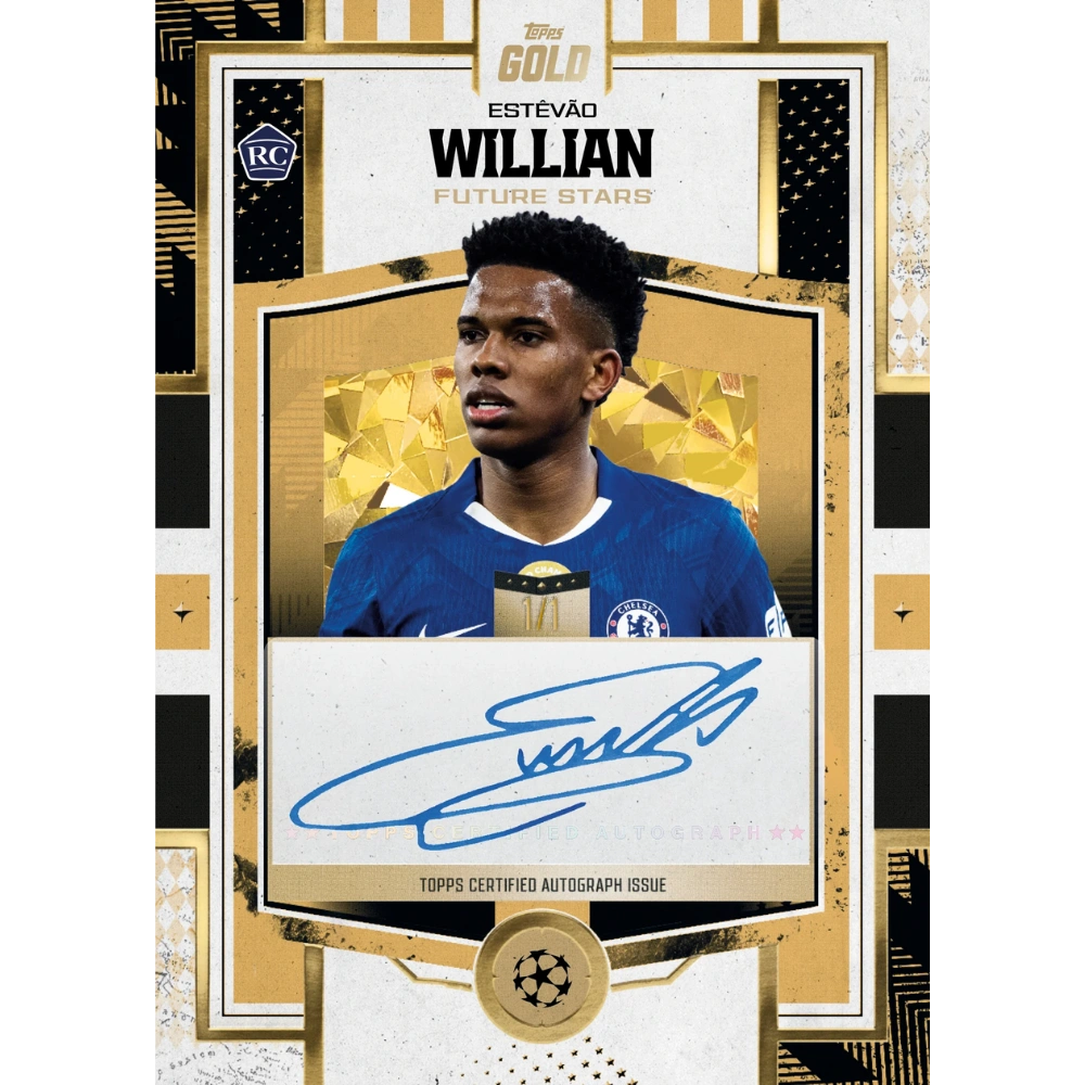 Topps 2025-26 Gold UEFA Club Competitions Hobby Box - EINZELPACK