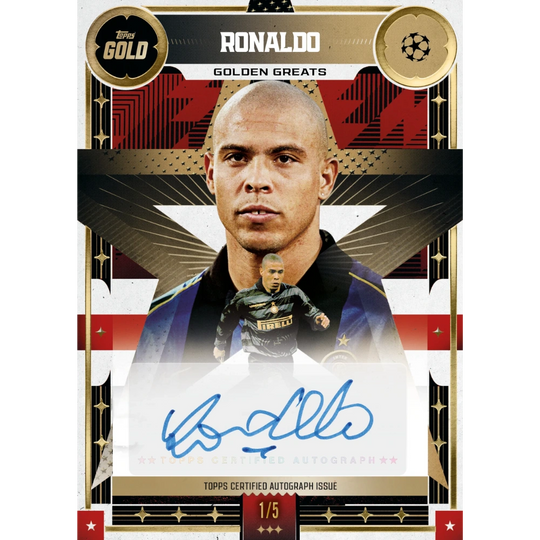 Topps 2025-26 Gold UEFA Club Competitions Hobby Box - EINZELPACK