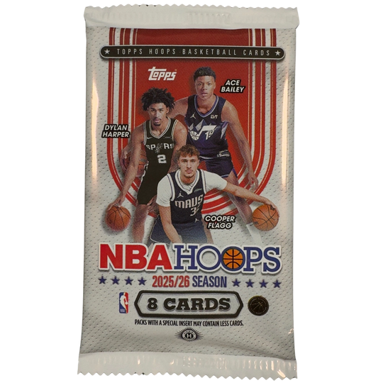 Topps 2025-26 Hoops NBA Hobby Box - EINZELPACK