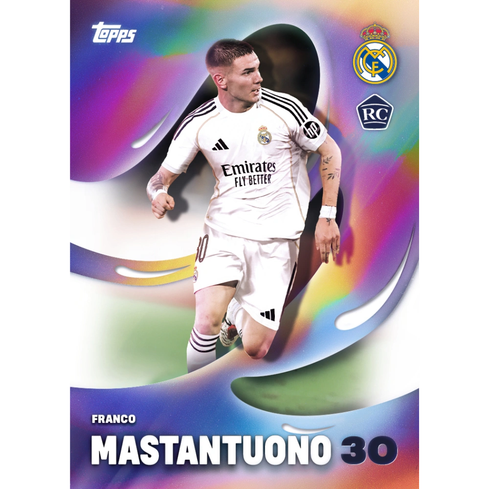 Topps 2025-26 Real Madrid Los Blancos Hobby Box - EINZELPACK