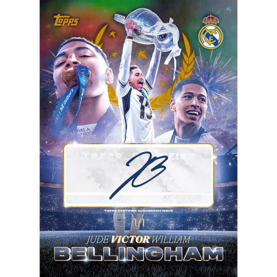Topps 2025-26 Real Madrid Los Blancos Hobby Box - EINZELPACK
