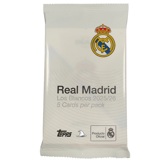 Topps 2025-26 Real Madrid Los Blancos Hobby Box - EINZELPACK