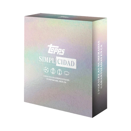 Topps 2025-26 Simplicidad UEFA Club Competitions - Hobby Box