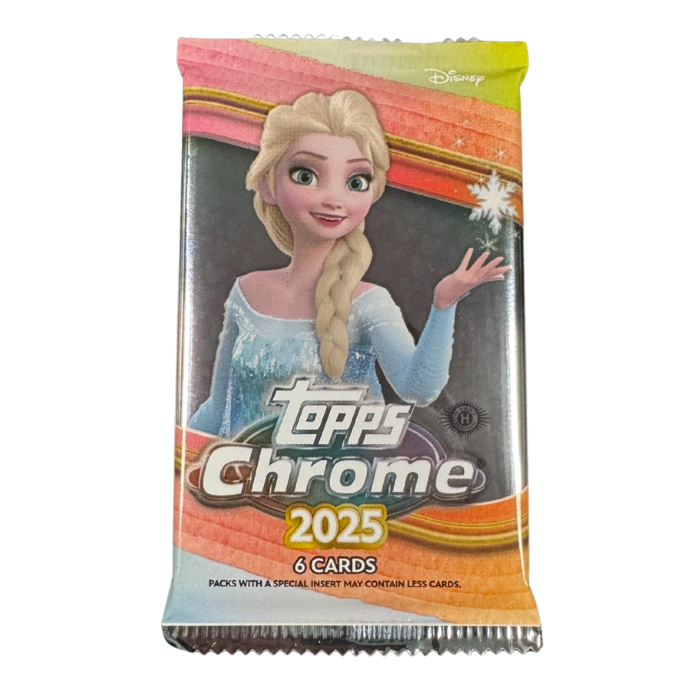 Topps 2025 Chrome Disney Hobby Box - EINZELPACK