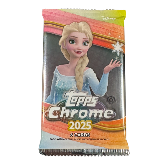 Topps 2025 Chrome Disney Hobby Box - EINZELPACK