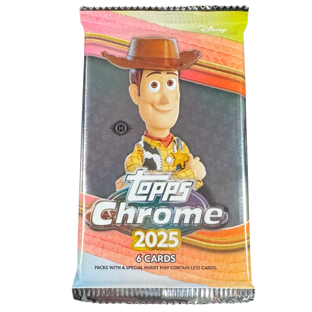 Topps 2025 Chrome Disney Hobby Box - EINZELPACK