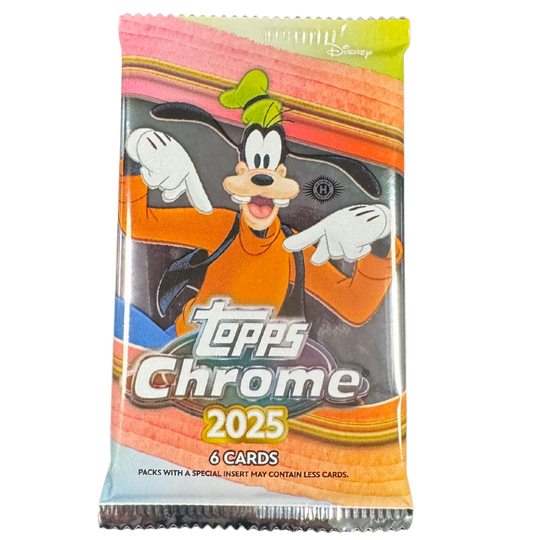 Topps 2025 Chrome Disney Hobby Box - EINZELPACK