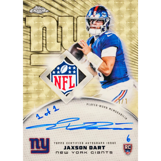 Topps 2025 NFL Chrome - Hobby Box