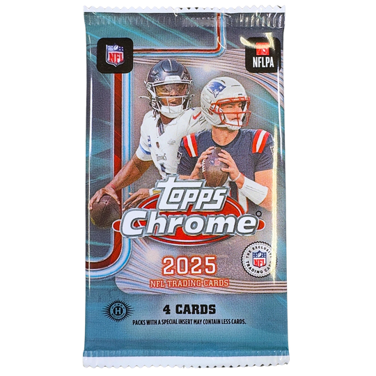Topps 2025 NFL Chrome Hobby Box - EINZELPACK