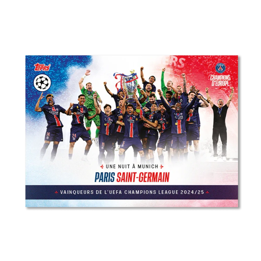 Topps 2025 Paris Saint-Germain: Champions d'Europe - Hobby Box