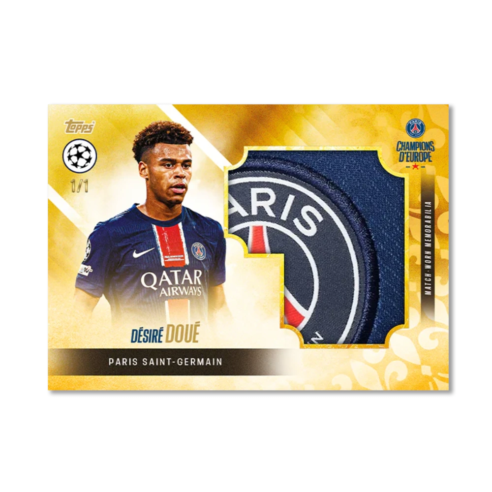 Topps 2025 Paris Saint-Germain: Champions d'Europe - Hobby Box