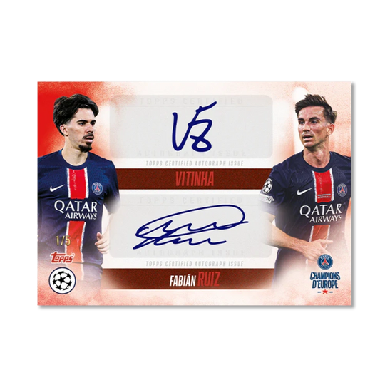 Topps 2025 Paris Saint-Germain: Champions d'Europe - Hobby Box