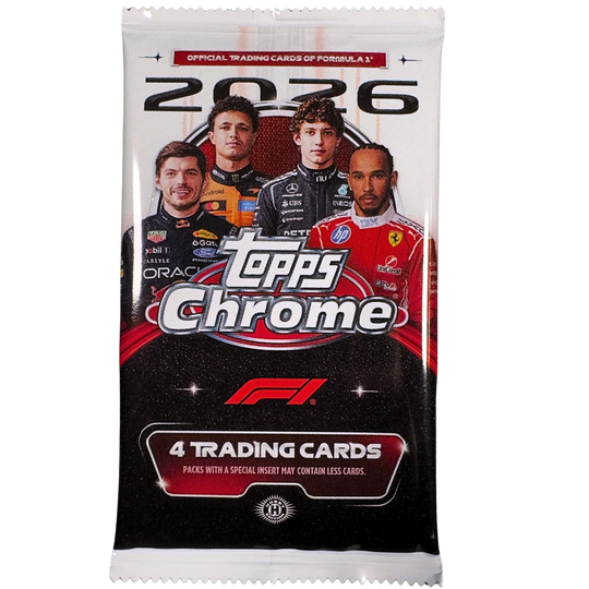 Topps 2026 Chrome Formula 1 Hobby Box - EINZELPACK