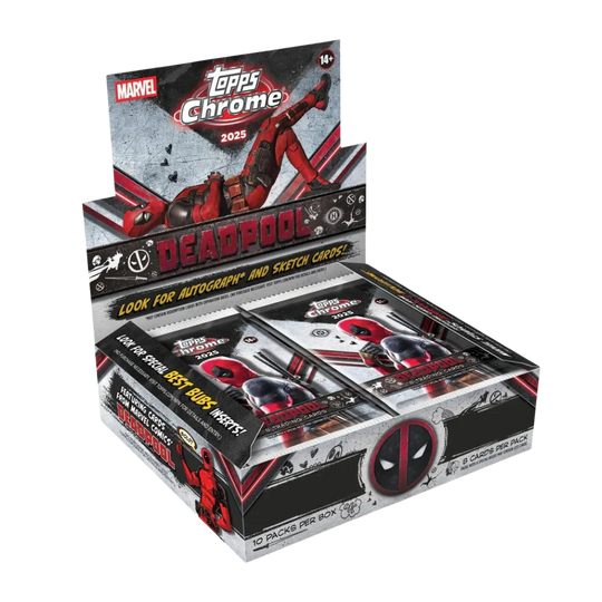 Topps 2026 Chrome Marvel Deadpool - Hobby Box