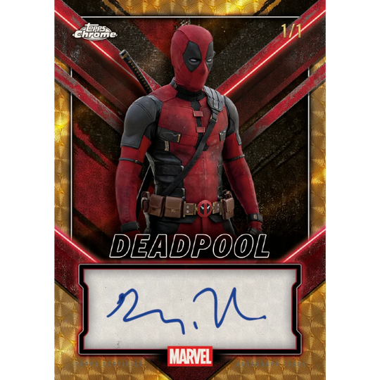 Topps 2026 Chrome Marvel Deadpool - Value Box