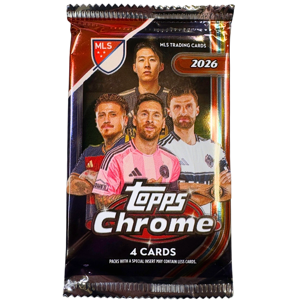 Topps 2026 Chrome MLS Hobby Box - EINZELPACK