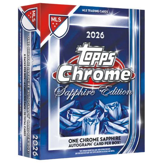 Topps 2026 Chrome MLS Sapphire Edition - Hobby Box