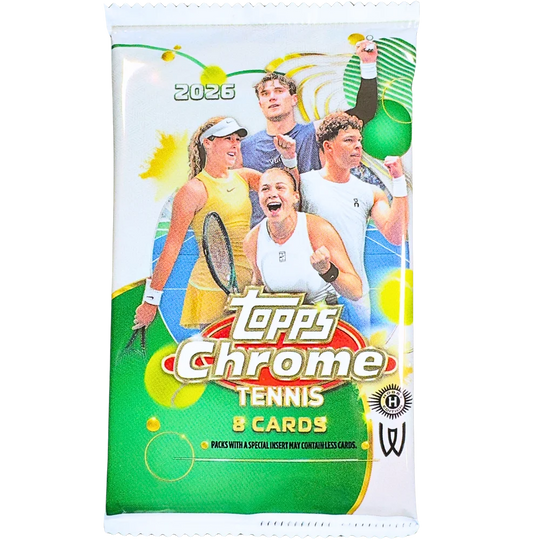Topps 2026 Chrome Tennis Hobby Box - EINZELPACK