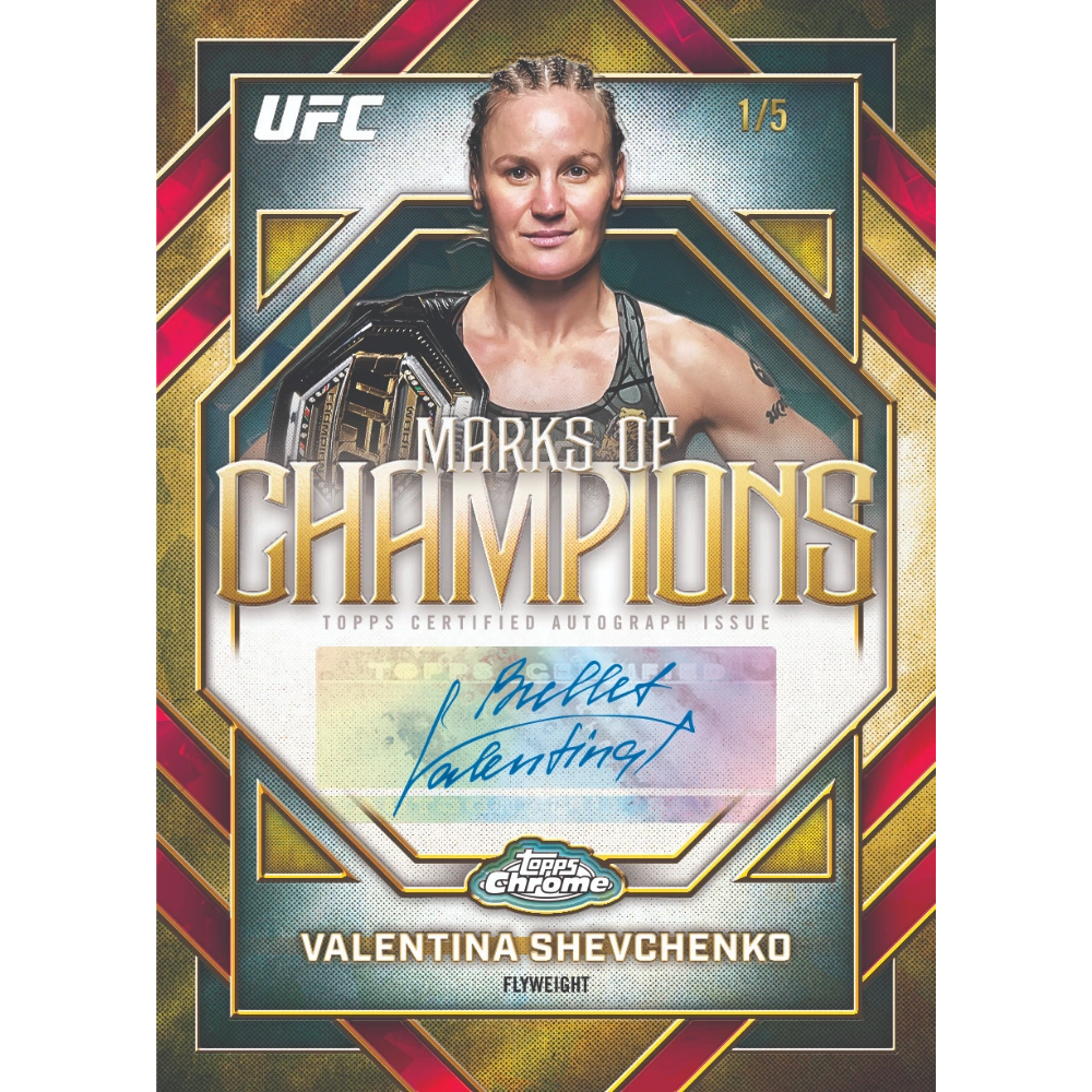 Topps 2026 Chrome UFC Sapphire Edition - Hobby Box