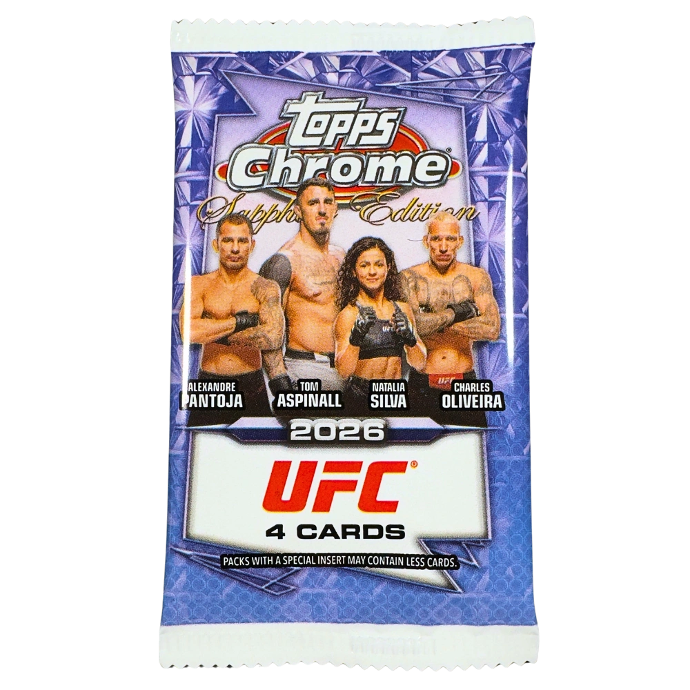 Topps 2026 Chrome UFC Sapphire Edition Hobby Box - EINZELPACK