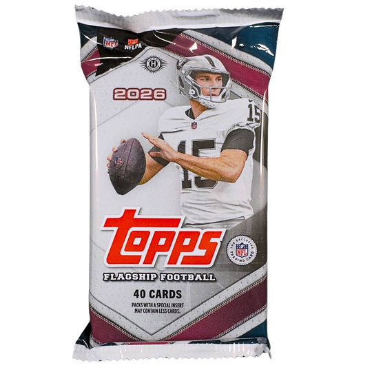 Topps 2026 Flagship Football Jumbo Box - EINZELPACK
