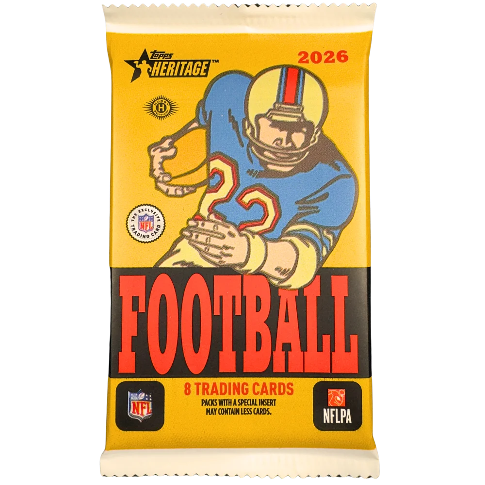 Topps 2026 Heritage Football Hobby Box - EINZELPACK