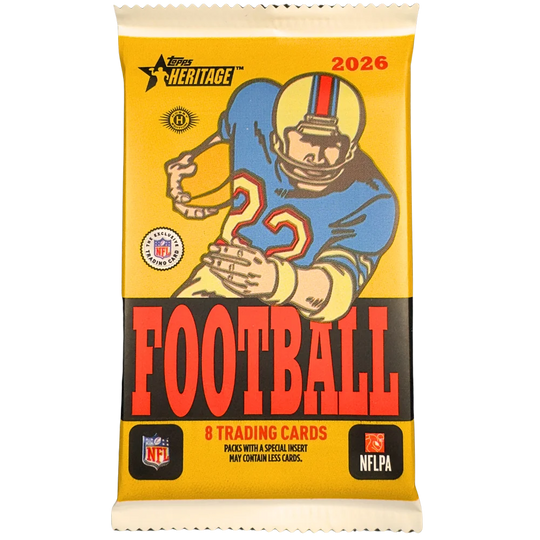 Topps 2026 Heritage Football Hobby Box - EINZELPACK