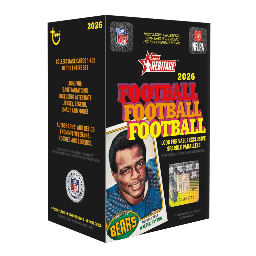 Topps 2026 Heritage Football - Value Box